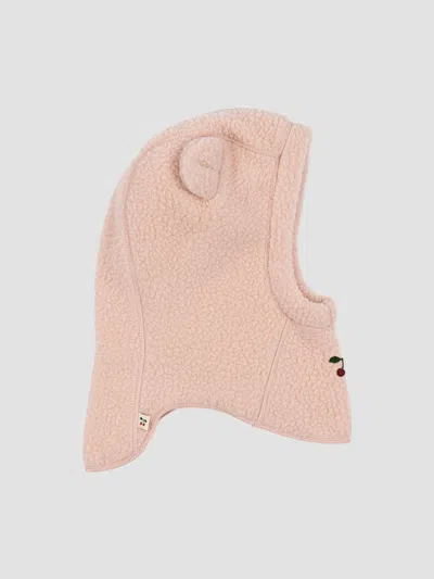 Konges Slojd Baby's Safa Sherpa Balaclava In Pink