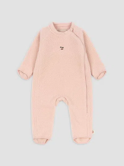 Konges Slojd Baby's Safa Sherpa Footie In Brown