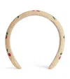 Konges Slojd Beaded Cherry Headband In Neutral