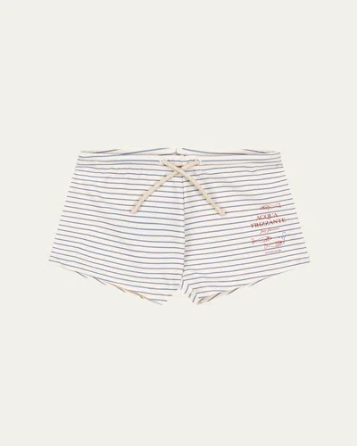 Konges Slojd Kids' Boy's Aster Swim Shorts In Blue