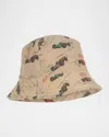 Konges Slojd Boy's Elliot Race Car Bucket Hat In Grand Prix