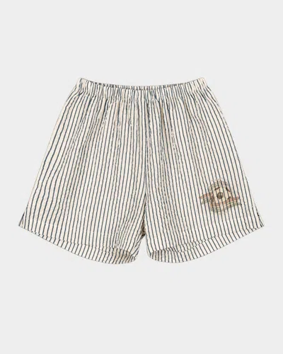 Konges Slojd Kids' Boy's Elliot Soccer Graphic Shorts In Neutral