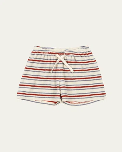 Konges Slojd Kids' Boy's Itty Striped Cotton-blend Shorts In Multi