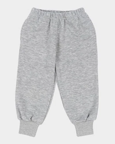 Konges Slojd Kids' Boy's Lou Sweatpants In Grey Melange