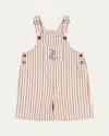 Konges Slojd Boy's Marlon Striped Overalls In Multi