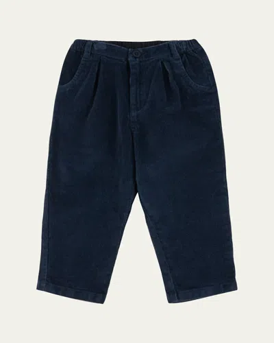 Konges Slojd Kids' Boy's Remy Stretch Cotton Corduroy Pants, 18m-10 In Blue