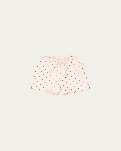 Konges Slojd Kids' Boy's Spotty Cotton Sweat Shorts In Multicolor