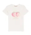 KONGES SLOJD COTTON-LINEN CHERRY T-SHIRT