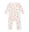 Shop Konges Slojd Organic Cotton Minnie Playsuit In White