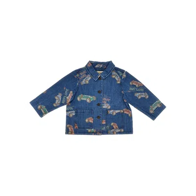 Konges Slojd Denim 'magot' Jacket Kids In Blue