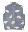 Konges Slojd Fleece Jody Gilet In Gray