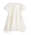 Konges Slojd Ally Glitter Floral Tulle Dress In Neutral