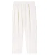 Konges Slojd Franzen Linen-blend Straight Pants In White