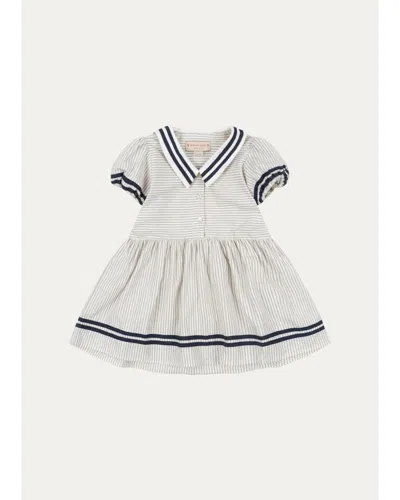 Konges Slojd Kids' Girl's Allie Sailor Dress In White