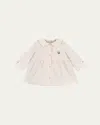 Konges Slojd Girl's Cherry Trench Coat In Soft Pink
