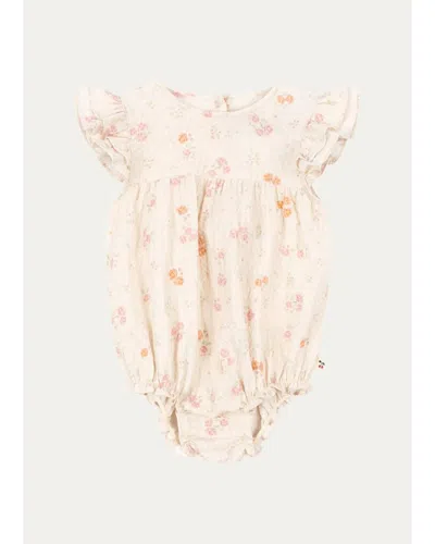 Konges Slojd Babies' Girl's Elin Floral Seersucker Romper In Multi