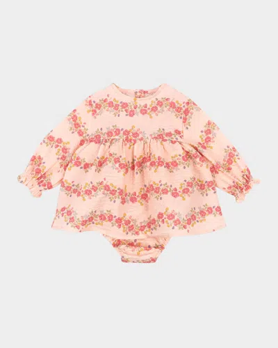 KONGES SLOJD GIRL'S FRILL FLORAL DRESS
