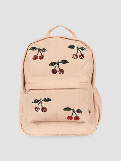 Konges Slojd Girl's Juno Sequined Backpack In Cameo Rose
