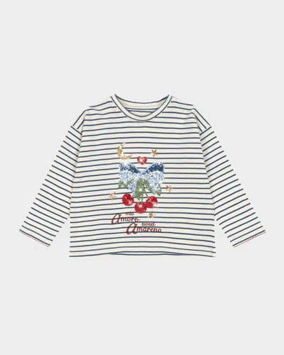 Konges Slojd Kids' Girl's Lin Long Sleeve Shirt In Multi