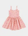Konges Slojd Girl's Mousse Rose-print Performance Dress