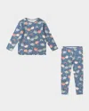 Konges Slojd Girl's Snow Bow Ballerina Two-piece Set In Snow Bow Ballerina