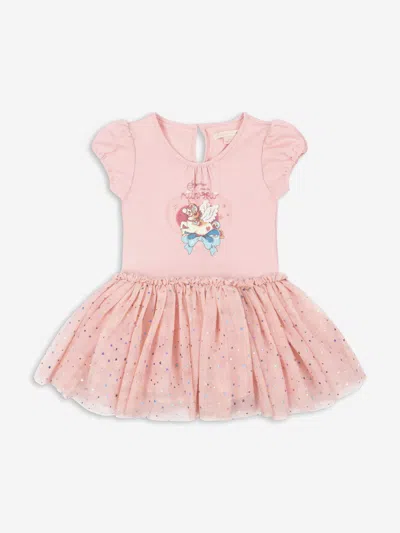 Konges Slojd Kids' Girls Ada Fairy Ballerina Glitter Dress In Pink