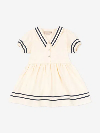 Konges Slojd Kids' Girls Allie Sailor Dress In Ivory
