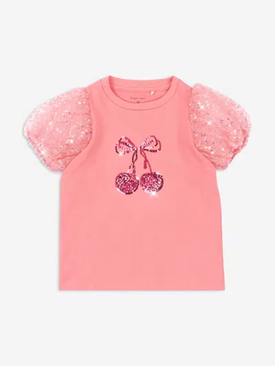 Konges Slojd Babies' Girls Ballerina T-shirt In Pink