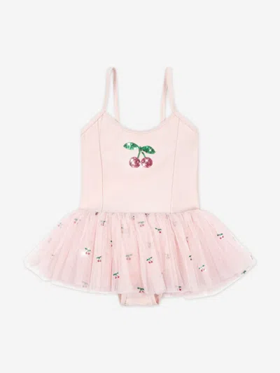 Konges Slojd Babies' Girls Marina Ballerina Dress In Pink