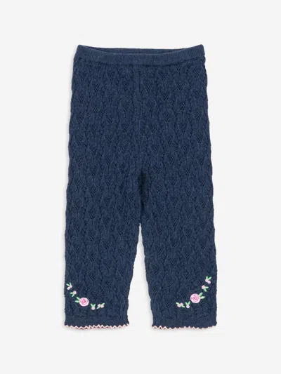 Konges Slojd Babies'  Girls Rosier Pants In Blue