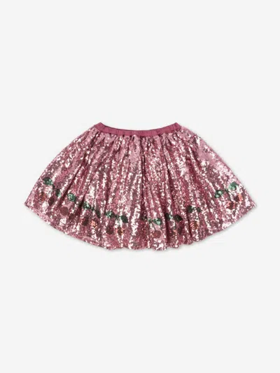 Konges Slojd Kids'  Girls Starla Sequin Skirt In Pink