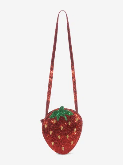 KONGES SLOJD KONGES SLOJD GIRLS TUT STRAWBERRY SHOULDER BAG