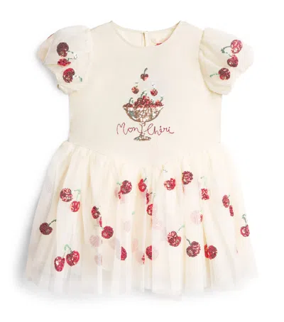 Konges Slojd Kids'  Heartlily Dress In Neutral