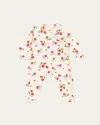 Konges Slojd Kid's Fruit Motif Coverall In Marmalade