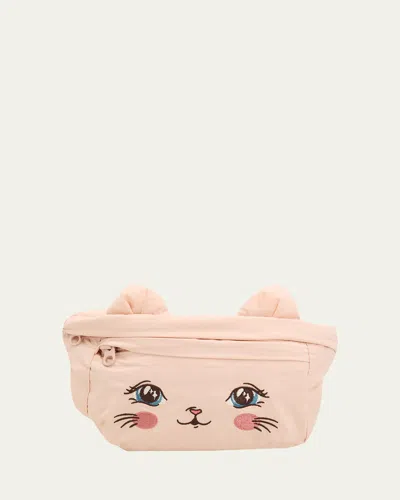 Konges Slojd Kid's Juno Kitty Belt Bag In Pink