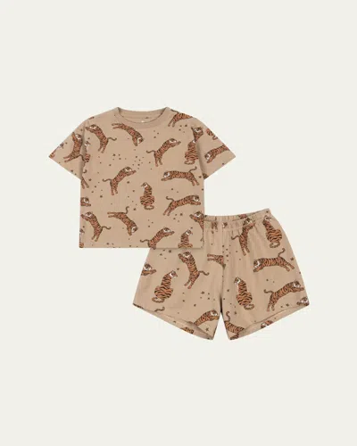 Konges Slojd Kid's Lin Tiger Short Set