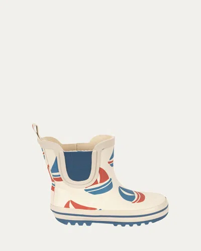 Konges Slojd Kid's Roi Rain Boots In White