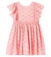 Konges Slojd Ava Printed Bow-detail Cotton Dress In Multicoloured