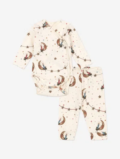 Konges Slojd Kids' Konges Sløjd Baby Luna Bodysuit Set In White