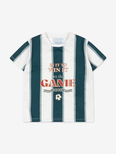 Konges Slojd Babies' Konges Sløjd Boys Act Class Stripe T-shirt In Multi