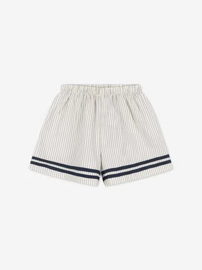 Konges Slojd Kids' Konges Sløjd Boys Allie Sailor Shorts In White