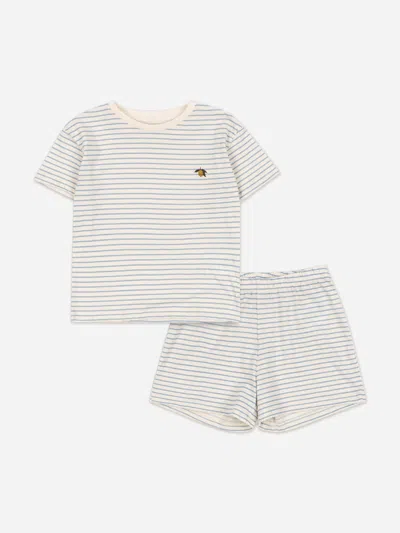 Konges Slojd Babies' Konges Sløjd Boys Famo Short Set In Orange