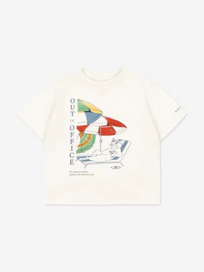 Konges Slojd Babies' Konges Sløjd Boys Famo T-shirt In White