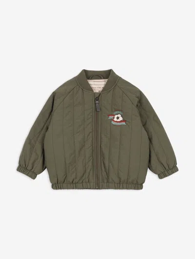 Konges Slojd Kids' Konges Sløjd Boys Juno Bomber Jacket In Green