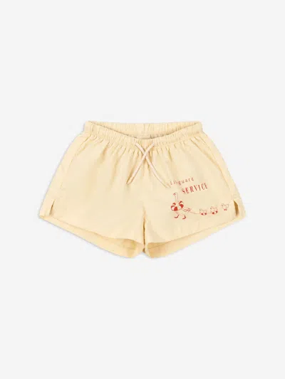 Konges Slojd Kids' Konges Sløjd Boys Pomio Swim Shorts In Yellow