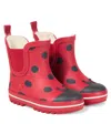 Konges Slojd Konges Sløjd Cinelle Printed Rain Boots In Red