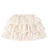 Konges Slojd Fay Tiered Tulle Skirt In Red