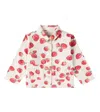 Konges Slojd Fen Printed Cotton Twill Overshirt In Weiss