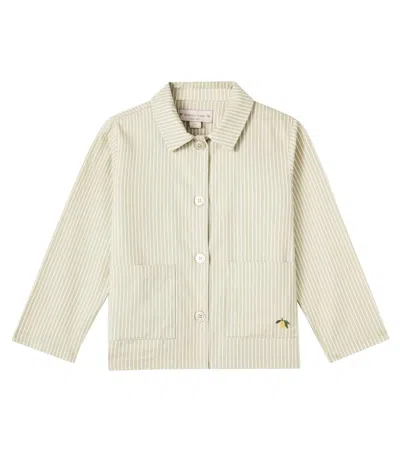 Konges Slojd Kids' Konges Sløjd Hemdjacke Frankie Aus Baumwolle In Neutral