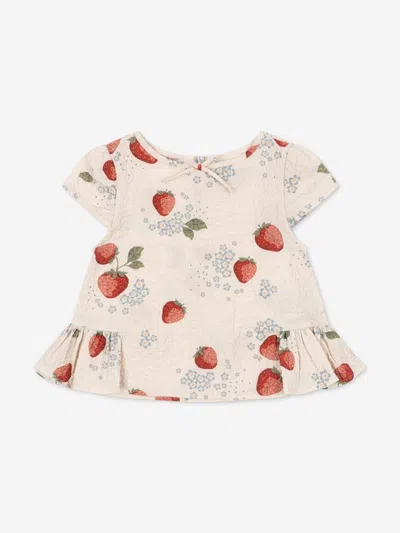 Konges Slojd Babies' Konges Sløjd Girls Ava T-shirt In Neutral